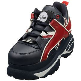 Buffalo Bottes Mode 1339s14 Vegan Napp Bleu Rouge