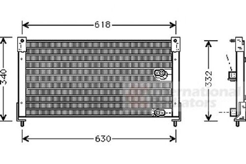 Condenseur, Climatisation Honda Accord V De 03/1993 À 01/1996