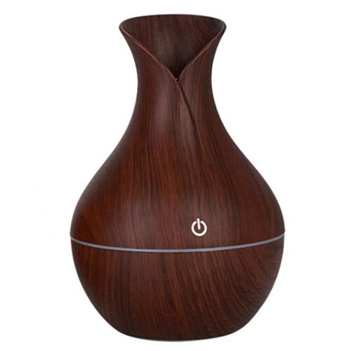 Chapiteau boule créative Grain de bois petit Vase USB lampe colorée bureau humidificateur diffuseur LED humidificateur d'air USB 2022