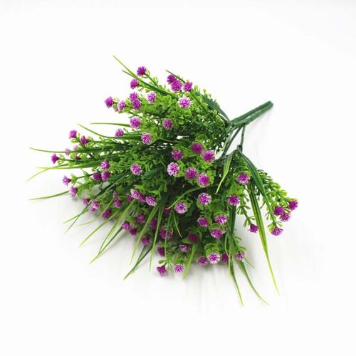 Plante de gazon plastique vert, fleur artificielle, souffle de bébé, décoration de mariage, maison, fête de noël, bureau, fausses plantes décoratives