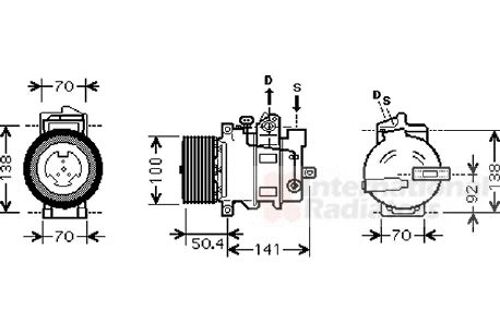 Compresseur, Climatisation Mercedes-Benz Classe M De 07/2005 À 07/2009