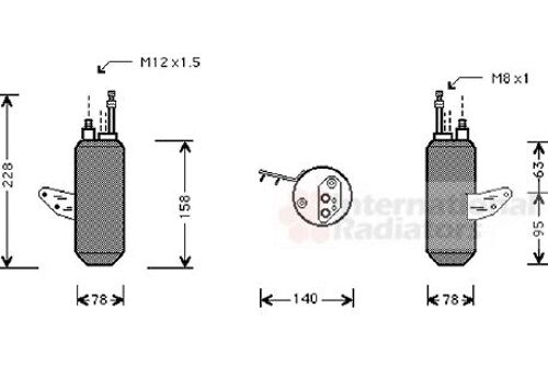 Filtre Déshydratant, Climatisation Ford Scorpio Ii De 10/1994 À 08/1998