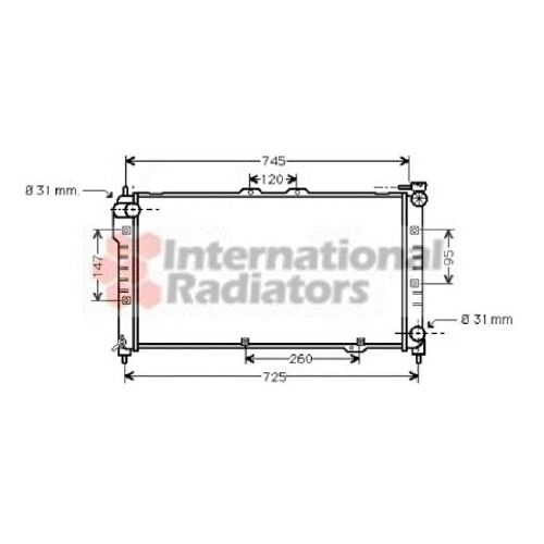 Radiateur, Refroidissement Du Moteur Mazda 323 F V De 07/1994 À 09/1998