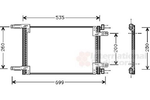 Condenseur, Climatisation Fiat Doblo De 09/2002 À Aujourd'hui