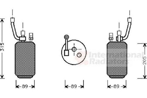 Filtre Déshydratant, Climatisation Ford Cougar De 08/1998 À 12/2001