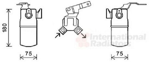 Filtre Déshydratant, Climatisation Audi A8 De 12/2003 À 07/2010