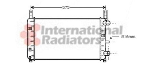 Radiateur, Refroidissement Du Moteur Ford Courier Camionnette De 09/1991 À 02/1996