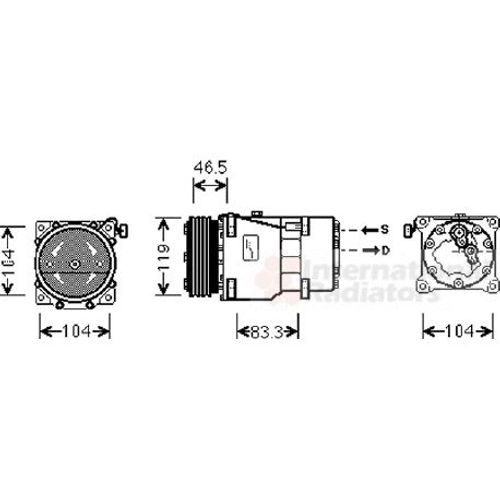 Compresseur, Climatisation Citroën Berlingo De 07/2005 À Aujourd'hui
