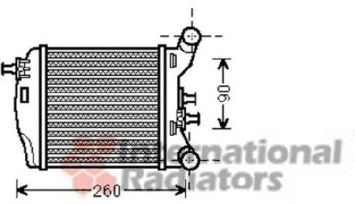 Intercooler, Échangeur Droite Abarth 500 De 08/2008 À Aujourd'hui