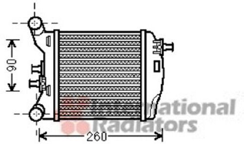 Intercooler, Échangeur Gauche Abarth 500 De 08/2008 À Aujourd'hui