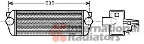 Intercooler, Échangeur Ford Transit Connect De 08/2006 À 12/2013