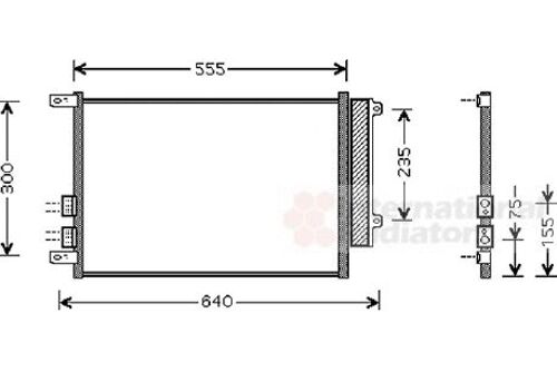 Condenseur, Climatisation Alfa Romeo 147 De 06/2003 À 03/2010