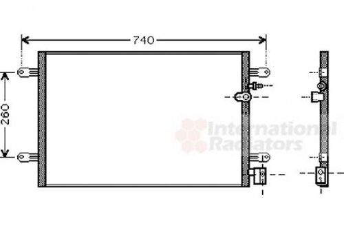 Condenseur, Climatisation Audi A6 De 07/2004 À 03/2011