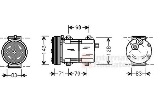 Compresseur, Climatisation Ford Cougar De 08/1998 À 12/2001