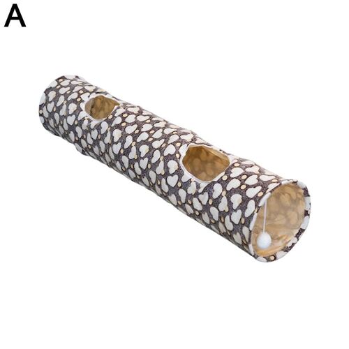 Intérieur Pliable Chat Tunnel Tube Kitty Tunnel Foré Chat Jouets Peek Chiot Chat Animal Jouet Kitty Chaton Lapin K1v7
