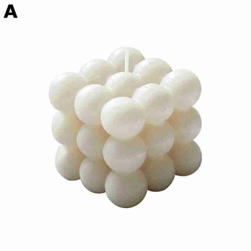 Cube rouge en forme de Cube, coréen INS Net sur mesure, accessoires de photographie en forme d'aromathérapie, bougie de décoration pour la maison, géométrique créative Q7J4