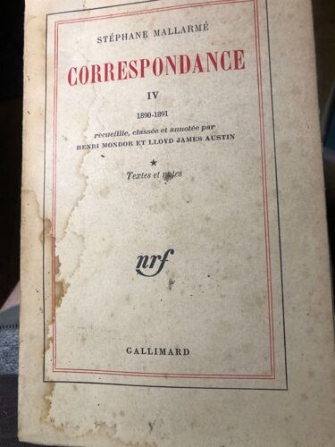 Correspondance; Tome 4 (Iv) : 1890-1891; Tete Et Notes
