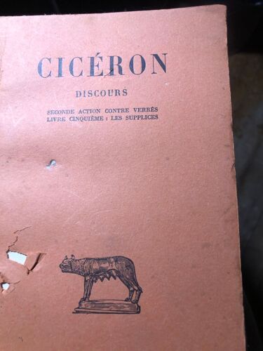 Discours Tome Vi Econde Action Contre Verrës Livre V Les Supplices