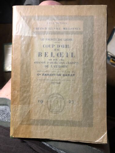 Coup D'oeil Sur Beloeil Et Sur Une Grande Partie Des Jardins De L'europe