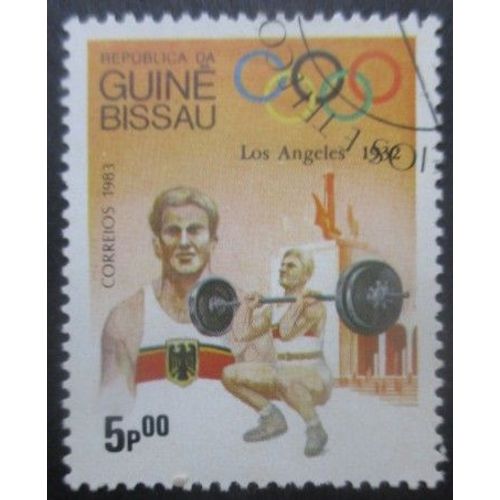 Guinee Bissau N°211 Jeux Olympiques De Los Angeles 1984 Oblitéré