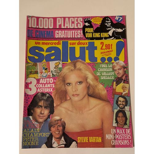 Revue Salut Numéro 7 Décembre 1976 Sulvie Vartan William Shell Et Alain Chamfort État Neuf Complet 