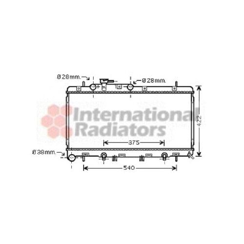 Radiateur, Refroidissement Du Moteur Subaru Outback De 10/2000 À 08/2003