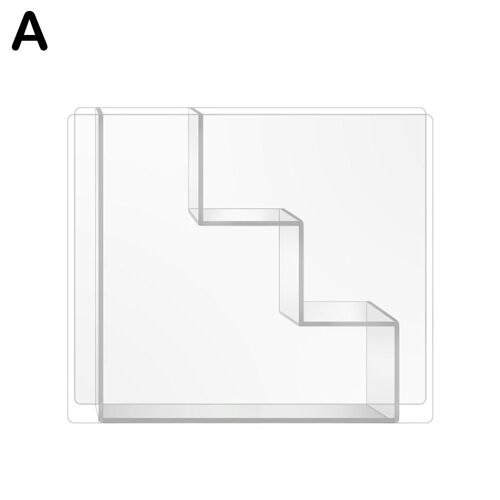 Vase à fleurs géométrique en acrylique, livre transparent, en forme de fleurs, centre de l'étape de mariage, hélicoptère carré, table décorative, C1d8