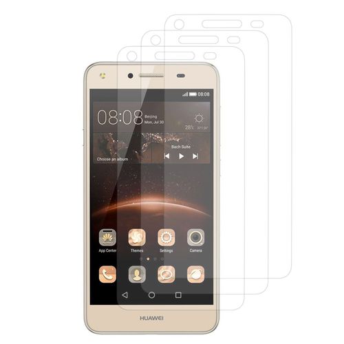 Lot / Pack De 3 Films Pour Huawei Y6 Elite 4g Protection D'écran Clear Transparent