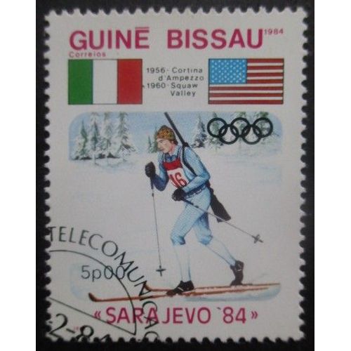 Guinee Bissau N°255 Jeux Olympiques De Sarajevo 1984 Oblitéré