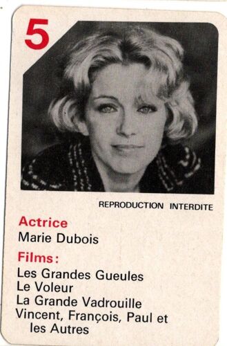 Carte Boite De Jeu Monsieur Cinema Marie Dubois