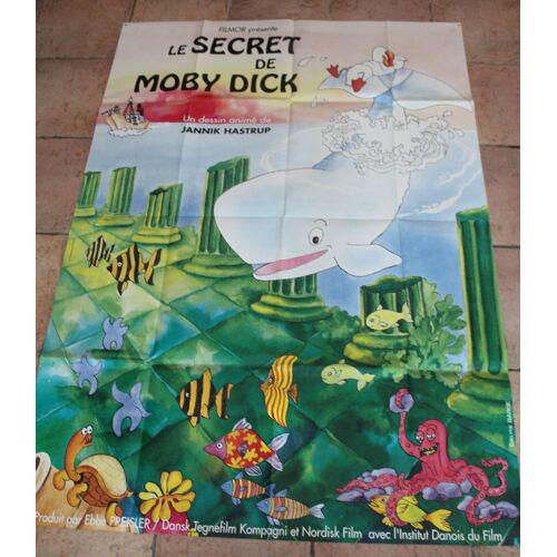 Le Secret De Moby Dick - Dessin Animé , Affiche Du Film 120 X 160