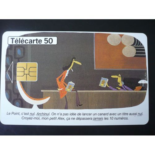 Télécarte 50 Unités = Le Point 25 Ans Du 07/97