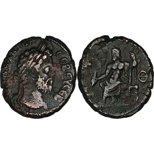 Rome Provinciale - Alexandrie - Tétradrachme - Commode - Zeus Assis - 188 Ad - Tres Rare - Rpc.3450 - 24-086