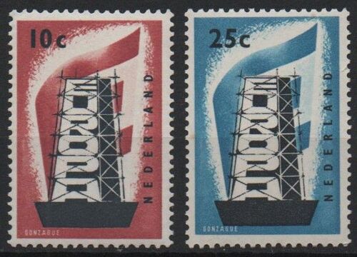 Pays-Bas Timbres Europa 1956