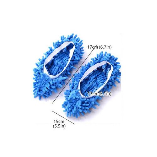 Pantoufles De Nettoyage En Microfibre, Couvre-Chaussures Paresseux, Serpillière De Nettoyage De Vitres En Tissu De Maison, Couverture De Nettoyage En Microfibre