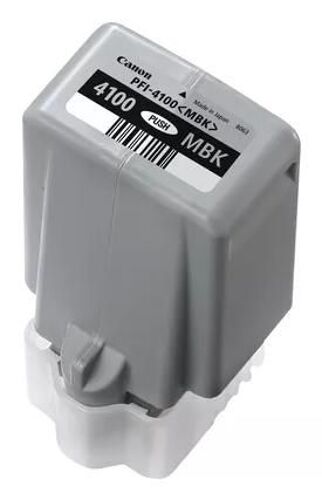 Canon PFI-4100 MBK - 80 ml - noir mat - original - boîte de suspension - réservoir d'encre - pour imagePROGRAF PRO-1100