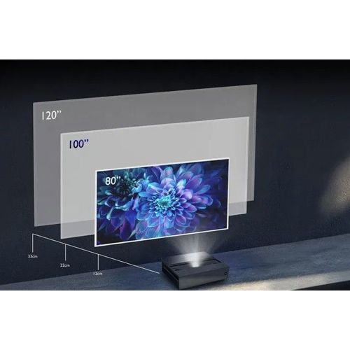 Rétroprojecteur BenQ V6050 4K Laser TV - Short Distance Beamer - Zwart + Ecran 1m24/2m215