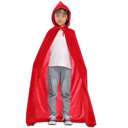 Robe Longue À Capuche En Velours Pour Halloween, Costume Gothique De Oral Alier Pour Ixde Barrage