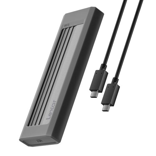 Boitier Externe Usb 3.2 Lexar E350 - Nvme M.2 Type 2280 (argent)