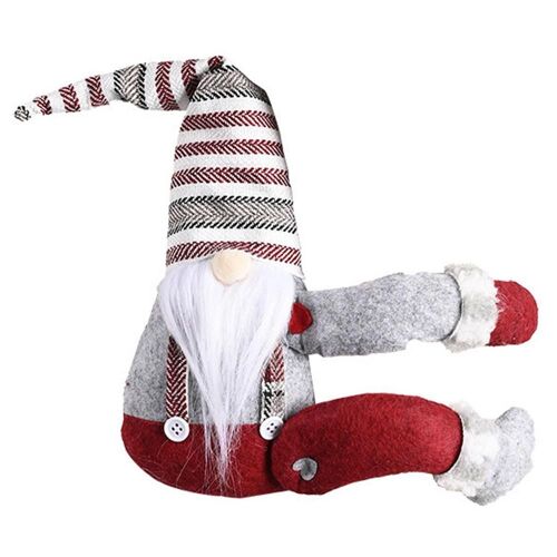 Embrasses de rideau de noël Non tissées avec boucle, ornements de fenêtre de maison