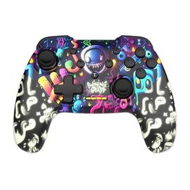 Manette Sans Fil Shining Graff ¿ Peinture Phosphorescente Nintendo Switch / PC