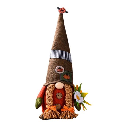 Gnomes ? poupée en peluche sans visage pour Thanksgiving, décoration de récolte d'automne, cadeaux d'automne, décor pour Table, fête à la maison