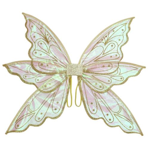 Ailes D'elfe Féerique Bronzantes Pour Femmes Et Filles, Ailes D'ange Papillon Pour Enfants, Costume De Fête D'halloween