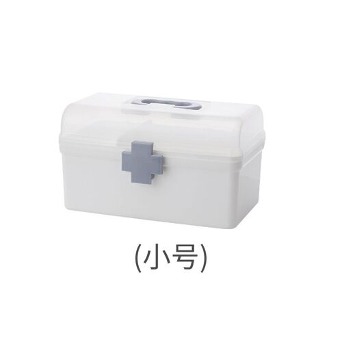 Grande boîte de rangement en plastique, boîte médicale, organisateur, armoire à médicaments Portable multifonctionnelle, Kit d'urgence familial avec poignée