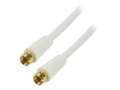 MCL MC787HQ - Câble RF - connecteur F mâle pour connecteur F mâle - 2 m - blindé