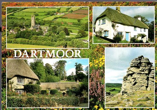 Carte Postale De Dartmoor (Grande Bretagne) 4 Vues