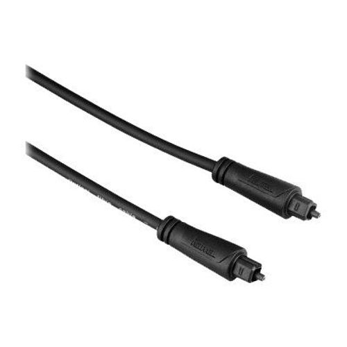 Hama - Câble audio numérique (optique) - TOSLINK mâle pour TOSLINK mâle - 1.5 m - noir