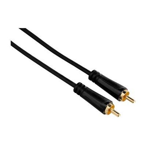 Hama - Câble vidéo - vidéo composite - RCA mâle pour RCA mâle - 1.5 m - noir