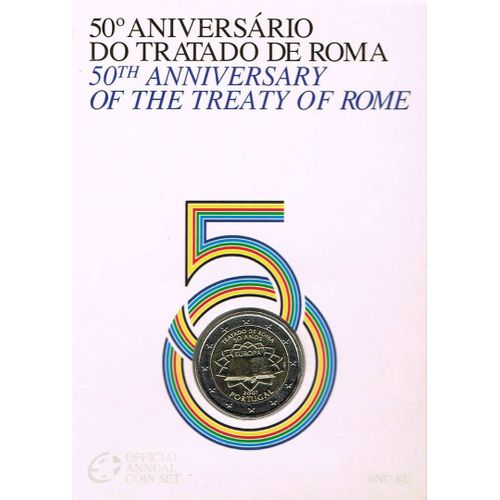 2 Euro Portugal 2007 : Traité De Rome- Bu Coincard