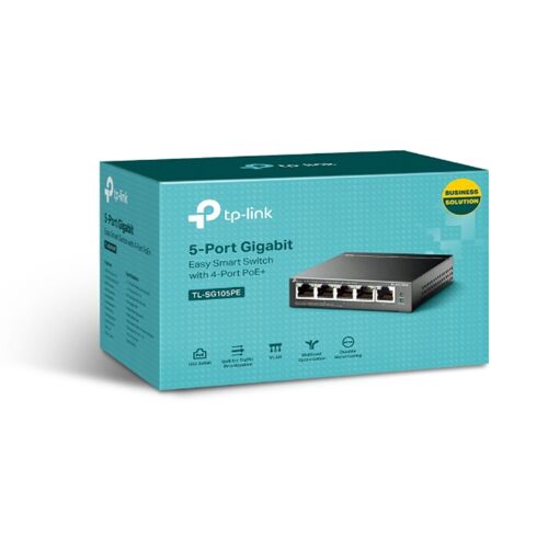 TP-Link Omada DS105GE V1.6 - Commutateur - intelligent - 5 x 10/100/1000Base-T - de bureau